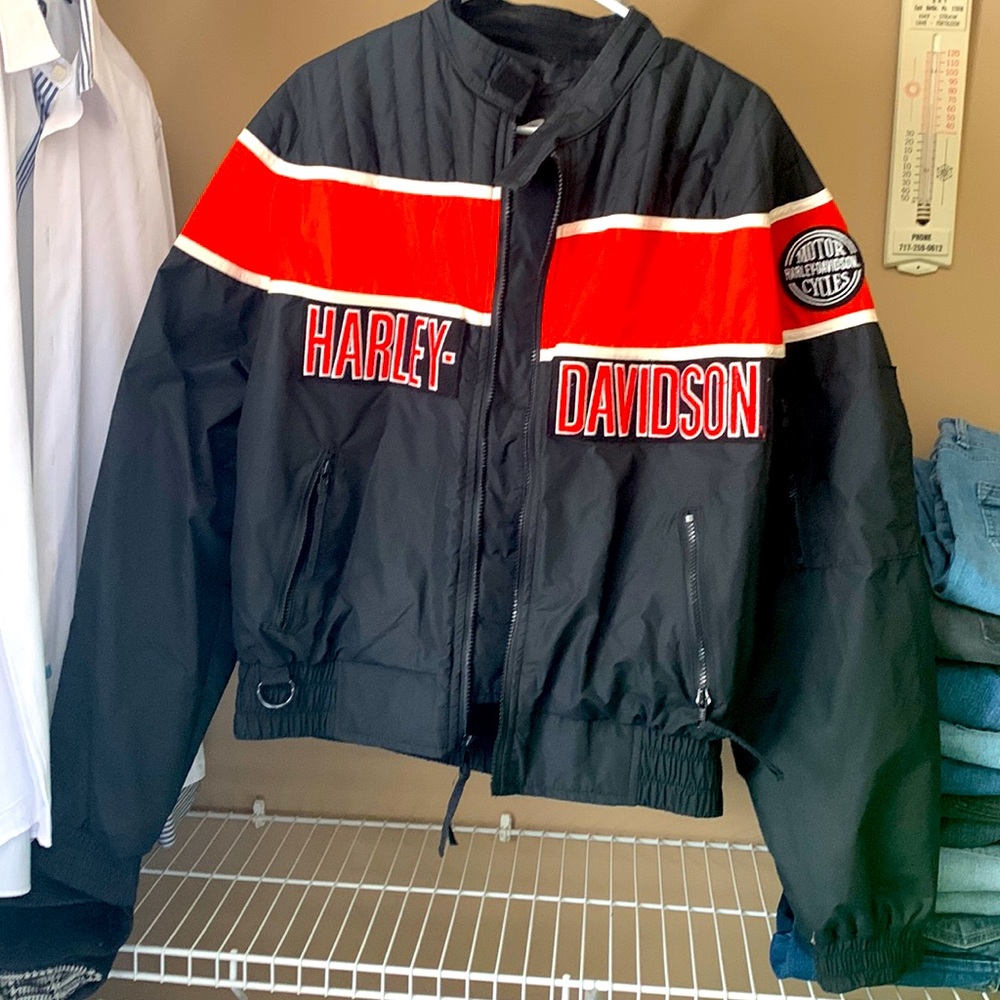 Men’s LG Harley Davidson wind breaker Racing Jacket